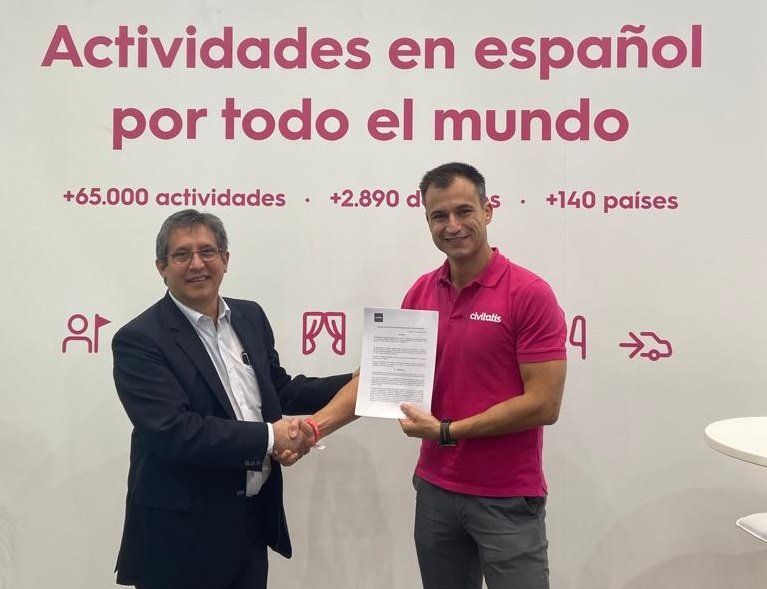 El líder de Apavit informó que firma de acuerdo con Civitatis se dio durante la actual edición de Fitur 2022. - Ladevi Medios y Soluciones El líder de Apavit informó que firma de acuerdo con Civitatis se dio durante la actual edición de Fitur 2022.