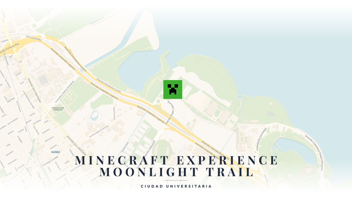 Minecraft Experience: Moonlight Trail llega por primera vez a Buenos Aires en Ciudad Universitaria con un recorrido nocturno.