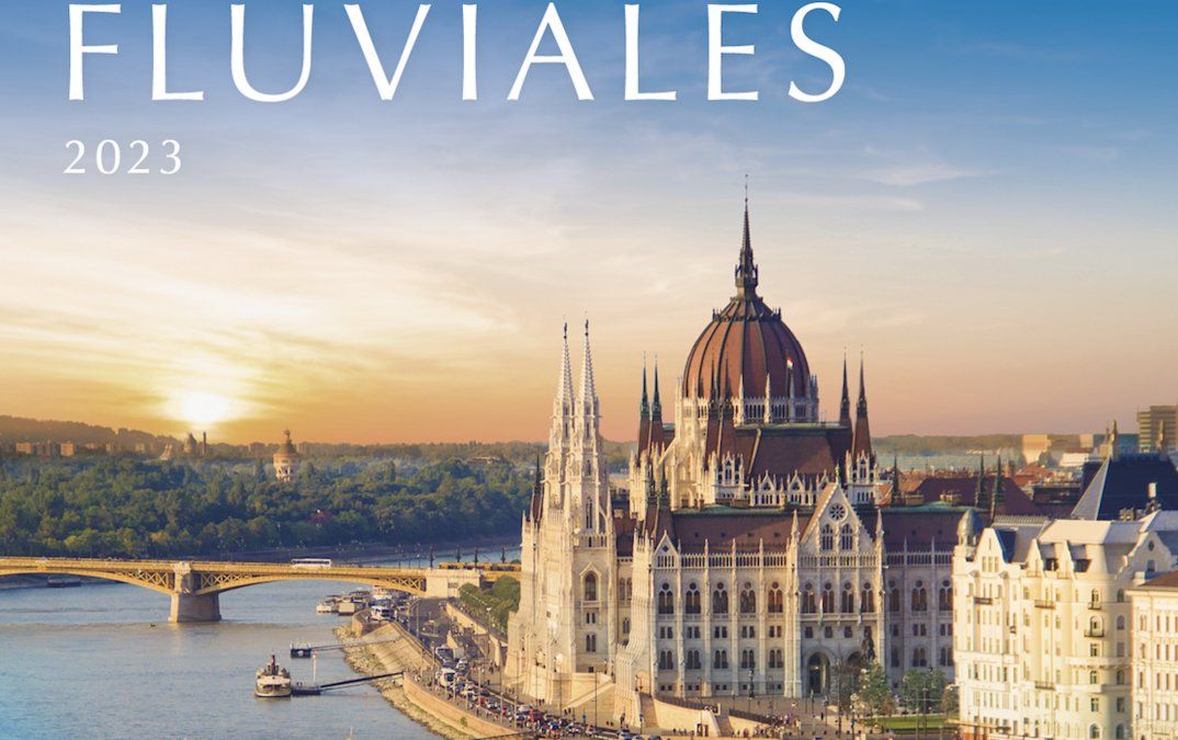 Cartel promocional de CATAI de sus cruceros fluviales