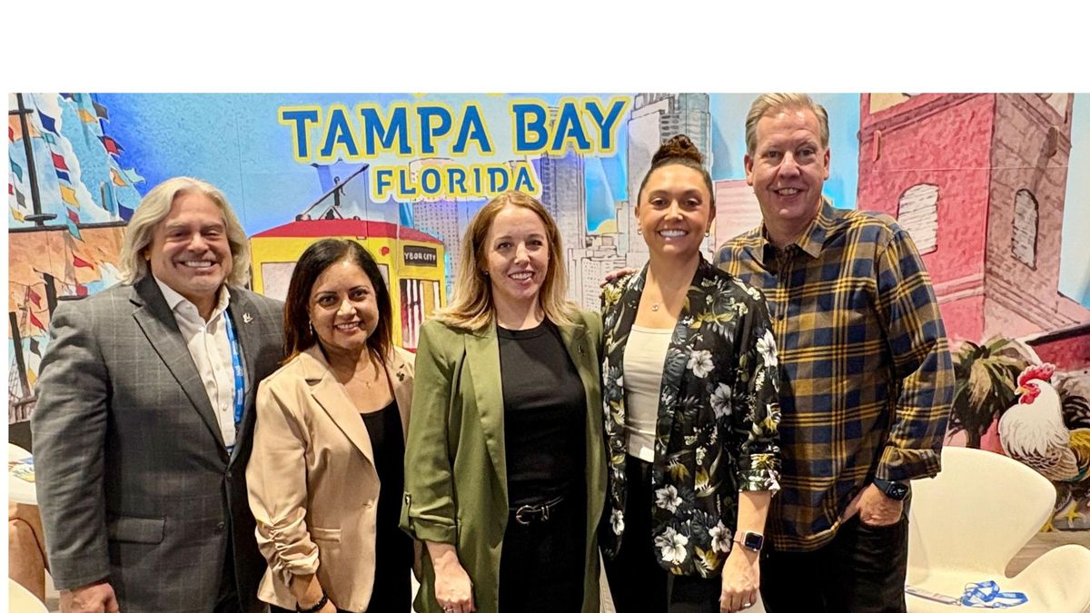 Equipo de Visit Tampa Bay durante IPW 2025.