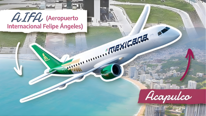 Acapulco fortalece conectividad con AIFA y Cancún