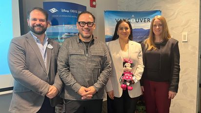 Alejandro Flores, Jesús Martínez Trigo, Ana Vázquez y Krista Alcazar en la presentación de Dream Destinations.