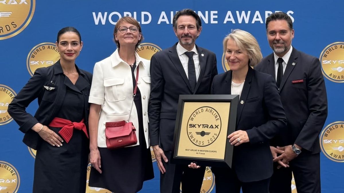 Air France, multi galardonada en los premios Skytrax World Airline 2025.&nbsp;