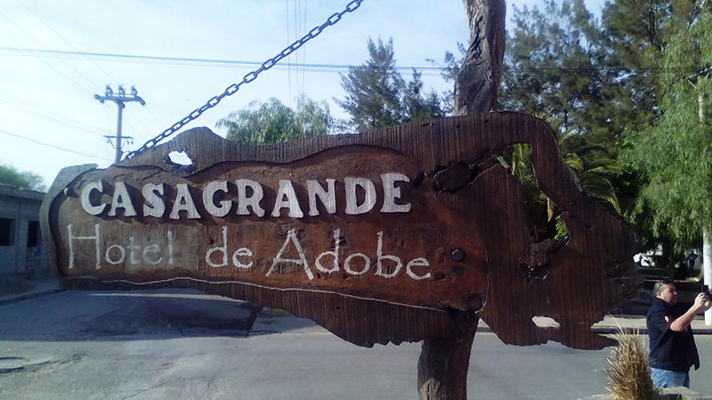 En la hosteria Casagrande comienza la Ruta del Adobe.