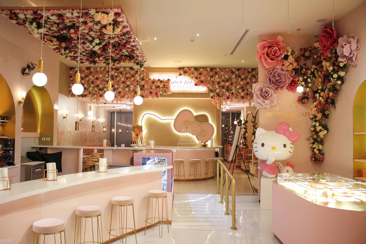 Hello Kitty Café ofrece una bella experiencia.