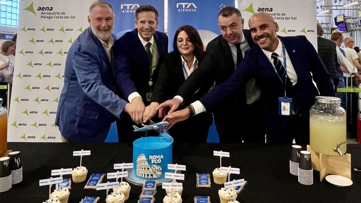 Inauguración vuelo Málaga de ITA Airways