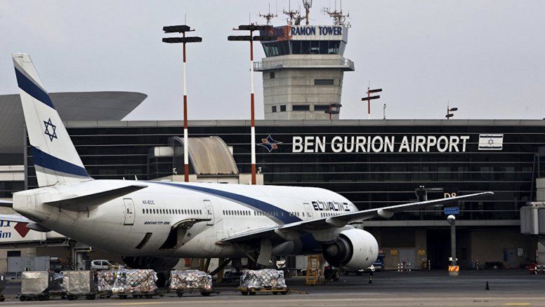 Aeropuerto de Tel Aviv Ben Gurión, uno de los más afectados por la cancelación de vuelos por culpa de la escalada de tensión en Medio Oriente.