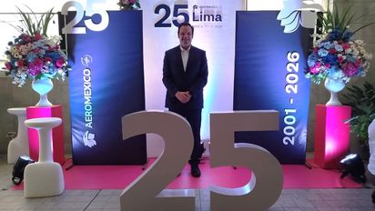 Junto a Pepe Zapata, Aeroméxico celebra 25 años consolidando su conectividad entre Perú y México.