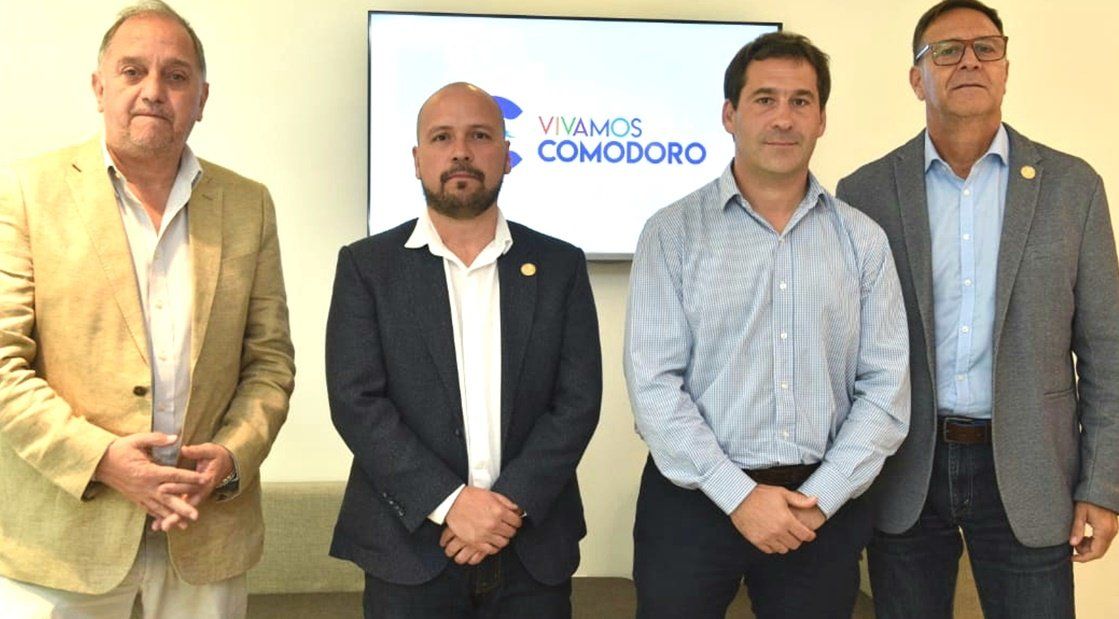 Carlos Linares, Mauricio Sana, Juan Pablo Luque y Esteban Tossutti.