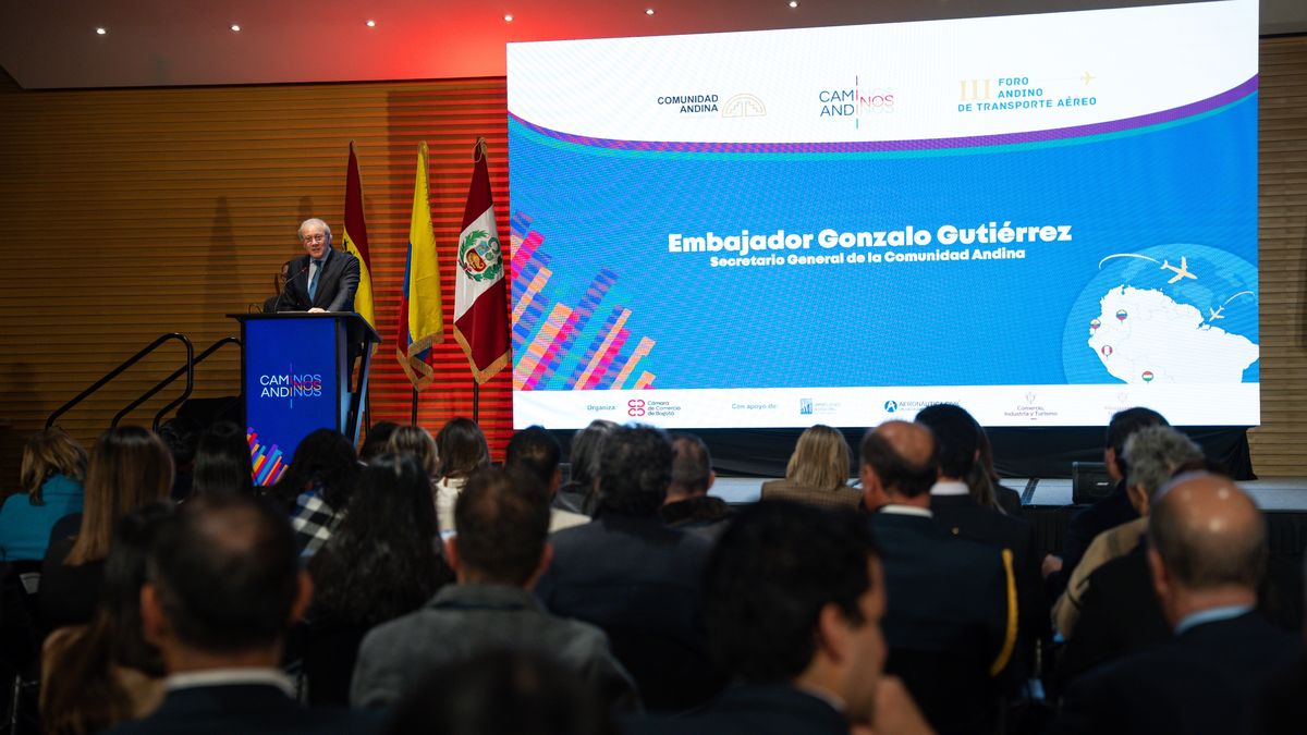 El secretario general de la Comunidad Andina, embajador Gonzalo Gutiérrez.