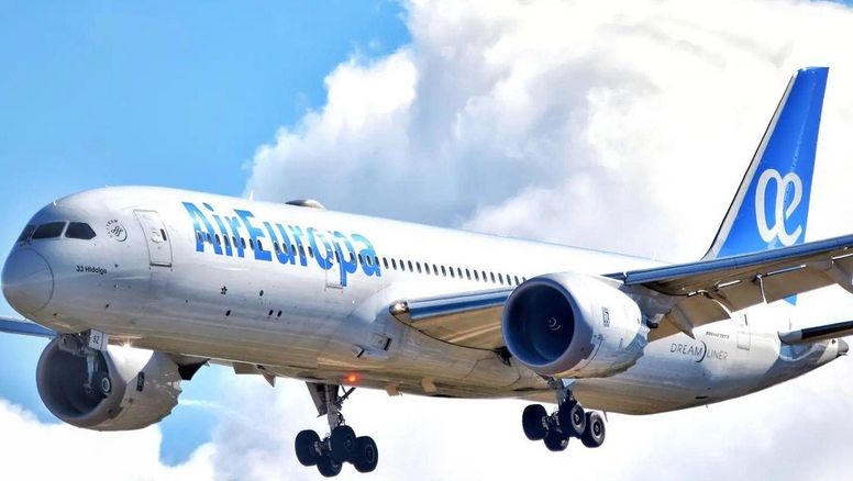 Uno de los aviones de la flota de Air Europa.