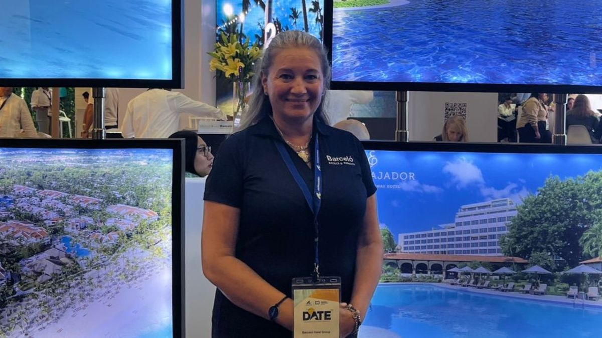 Patricia Giordano, directora de Ventas de Barceló Hotel Group para Argentina, Uruguay, Paraguay, Centroamérica y Colombia, en el DATE 2025. - Ladevi Medios y Soluciones Patricia Giordano, directora de Ventas de Barceló Hotel Group para Argentina, Uruguay, Paraguay, Centroamérica y Colombia, en el DATE 2025.