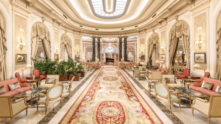 Hotel Mandarin Oriental Ritz de Madrid, uno de los hoteles condecorados con las llaves Michelin.