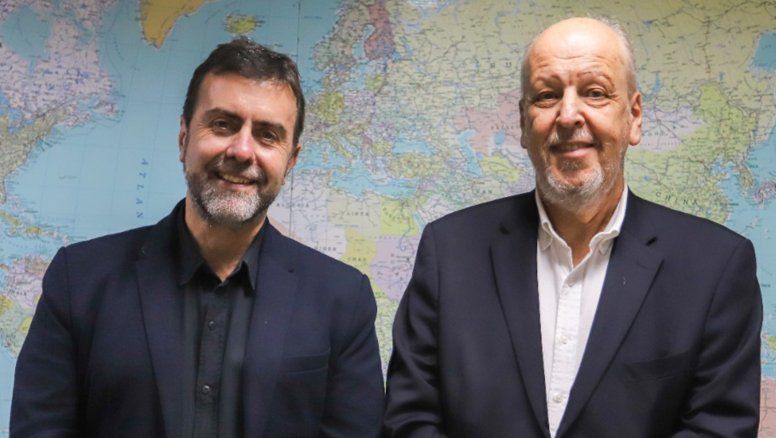 Marcelo Frexo, del Embratur de Brasil y Eduardo Sanovicz, de Abear.