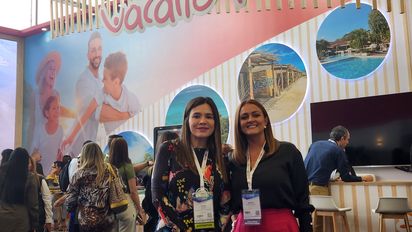 Laura Muñoz, presidente de On Vacation y Mónica Forero, gerente de Asuntos Corporativos y Recursos Humanos.