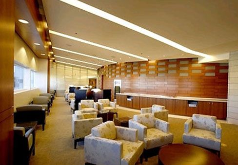 El confortable salón VIP del Aeropuerto de Los Ángeles