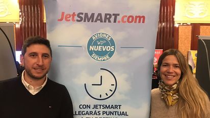 JetSmart divulgó sus servicios en ECTU.