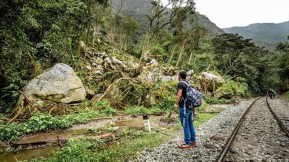 Suspensión de trenes en ruta amazónica a Machu Picchu 