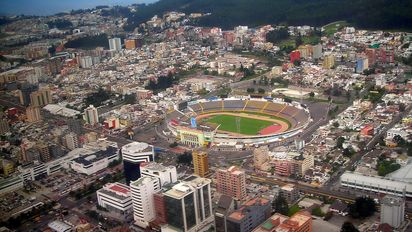 Vista de La Carolina, sector que ha experimentado una una alta ocupación hotelera por los conciertos de Shakira.&nbsp;