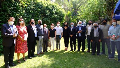 En la reunión con Gabriel Boric hubo varios representantes del mundo de las pymes, incluido Fedetur.&nbsp; 