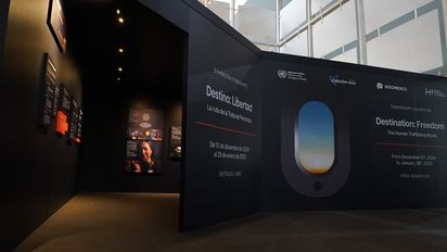 La exposición estará disponible en el Aeropuerto Internacional de la Ciudad de México hasta el 26 de enero de 2025.