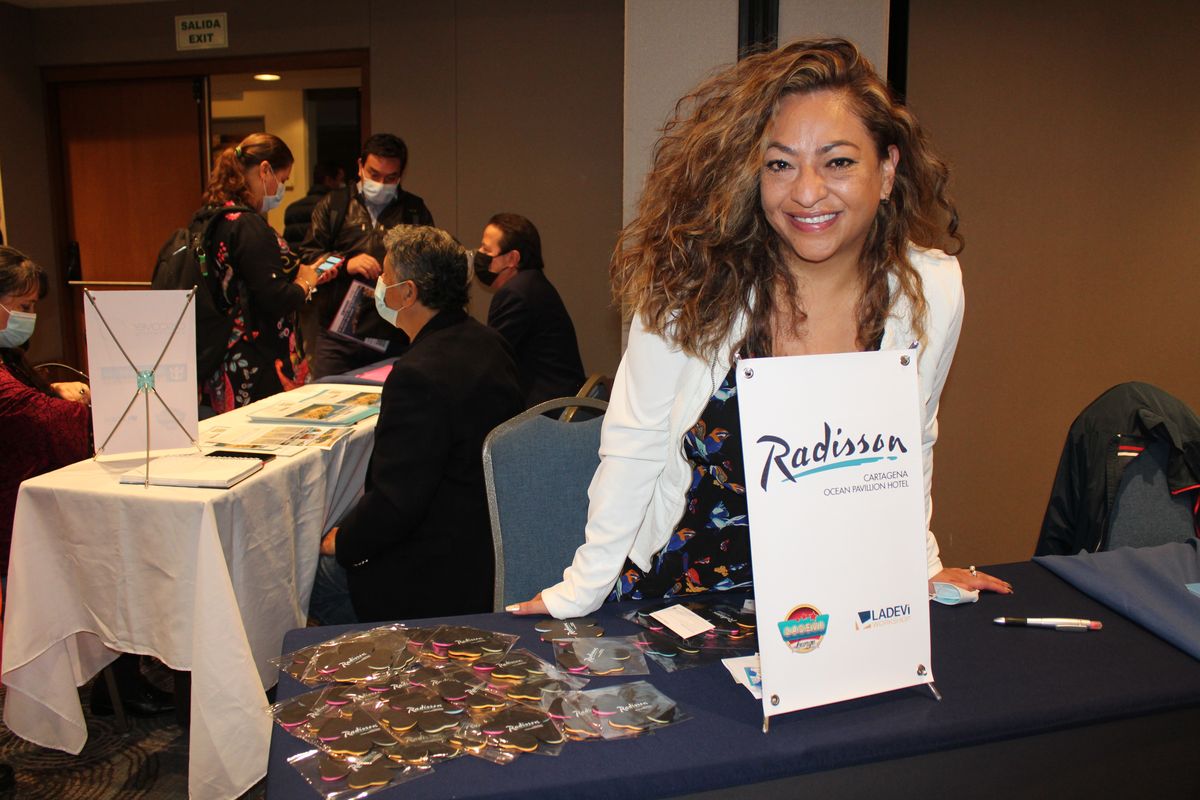 Diana Jaramillo García, ejecutiva comercial de Radisson Cartagena, participó del Workshop de Ladevi en Bogotá.