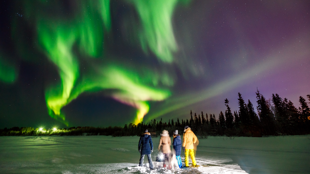Las auroras boreales de Alaska ofrecen un espectáculo inigualable.