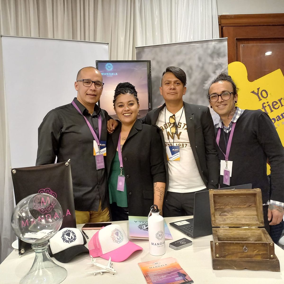 Mandala Mayorista de Turismo es una empresa joven que aprovechó el Workshop de Ladevi para lanzar la marca. 