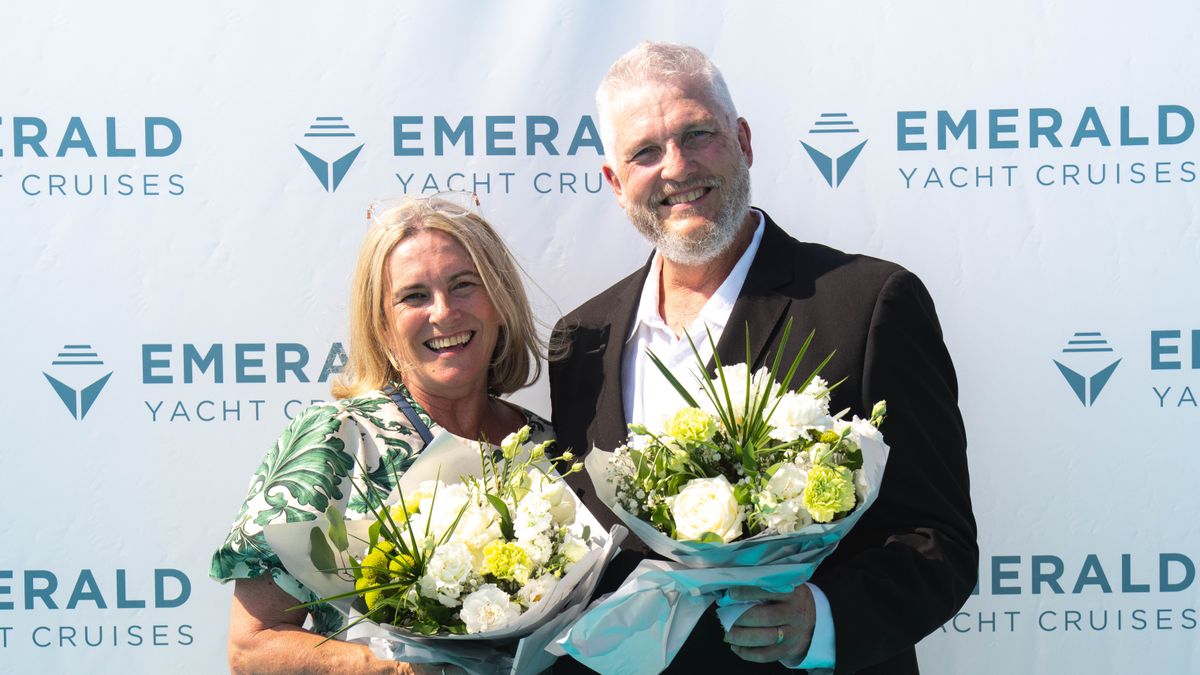 Kim Scoular y Ray Gilbert, padrinos del Emerald Kaia. Kim Scoular y Ray Gilbert, padrinos del Emerald Kaia.
