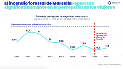 Vuelos: en riesgo 45.000 plazas aéreas por el gran incendio de Marsella
