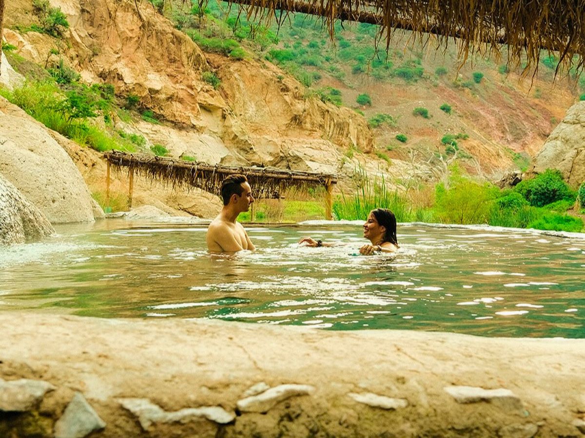 Los Manantiales de Xhidí alcanzan una temperatura de 30 grados.