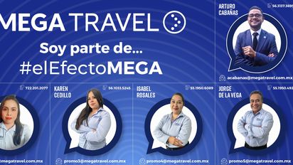 Mega Travel busca mejorar sus servicios y actualizarse ante las últimas novedades a traves de su equipo comercial.