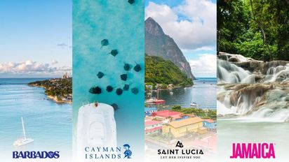 El media trip de Caribbean Hotel and Tourism Association incluye destinos de Barbados, Santa Lucía, las Islas Caimán y Jamaica.