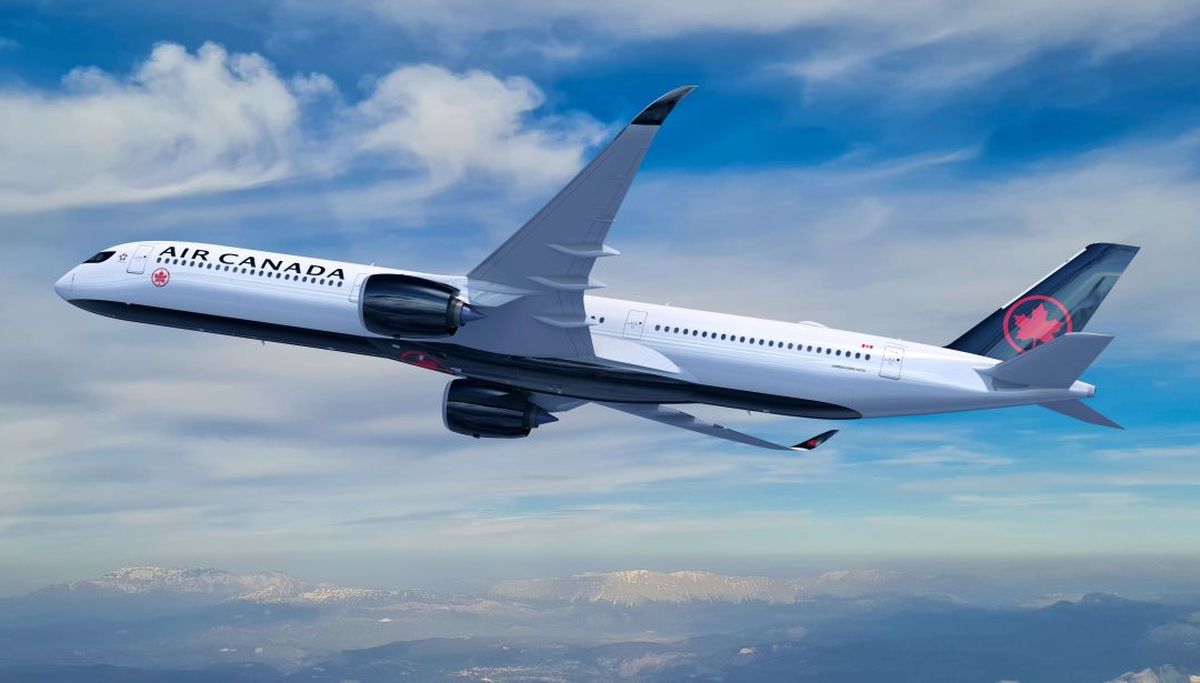 Air Canada confirmó la compra de ocho aviones Airbus A350-1000.