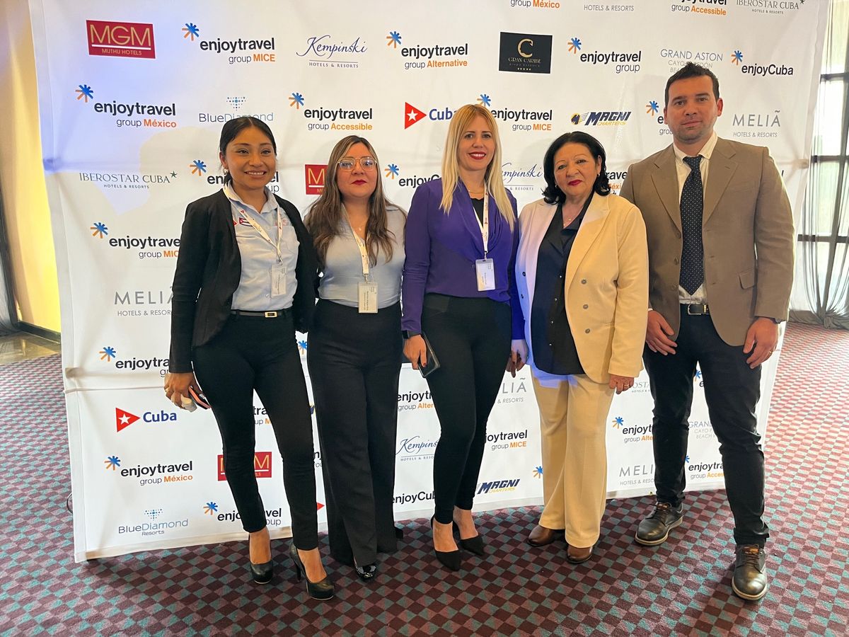 En una concurrida jornada con sabor cubano, Enjoy Cuba anunció la apertura del nuevo vuelo Monterrey-Cayo Coco y el lanzamiento de ENJOY PRO, plataforma B2B.