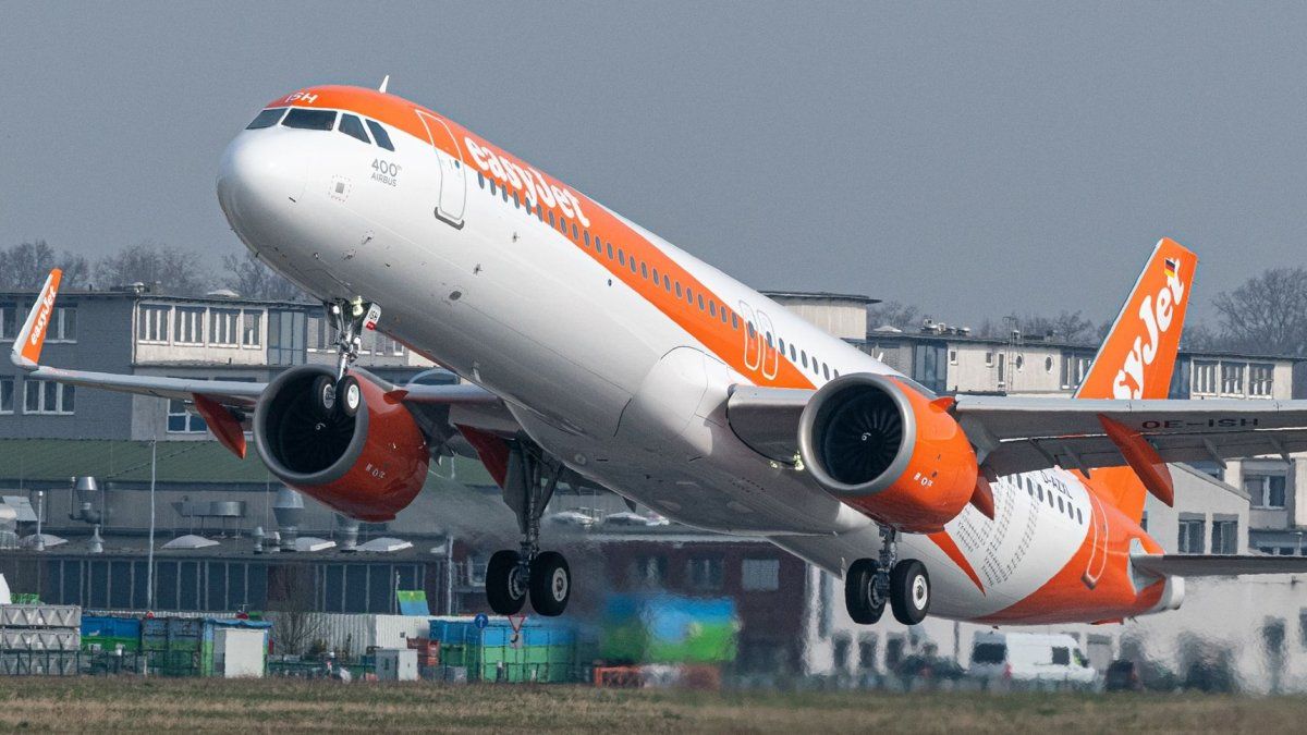 Uno de los Airbus A320 de Easyjet.