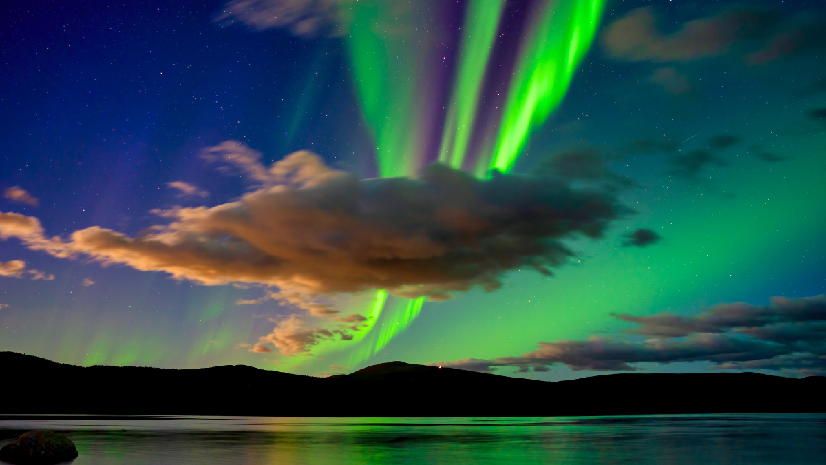 Sorpréndete con el hermoso espectáculo de la aurora boreal en Canadá.