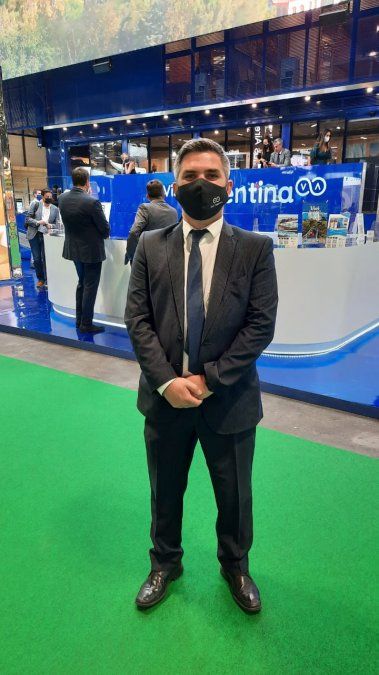 Juan Pablo Padial en Fitur.