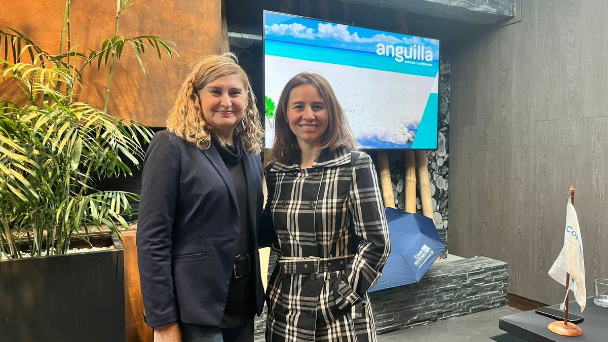 Marcela Yuric y Andrea Sagues, de Interamerican Network, dieron a conocer a Anguilla como el nuevo destino de lujo del Caribe en un evento exclusivo realizado en el Hotel Renaissense, destacando su creciente popularidad entre los viajeros sudamericanos.