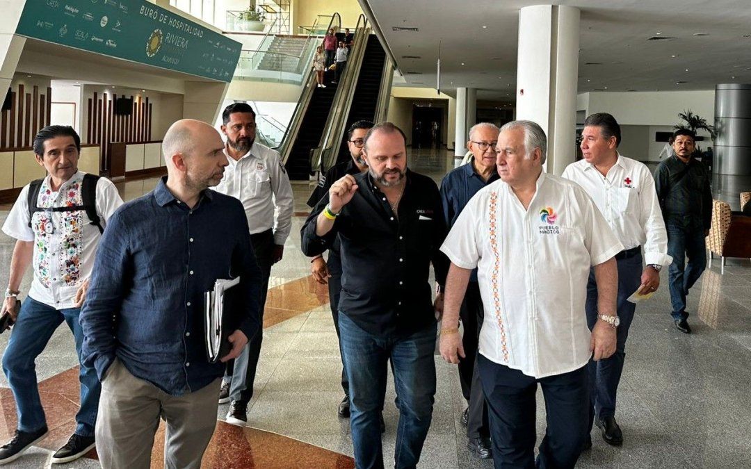 Autoridades y empresarios dan inicio al Tianguis Turístico de México en su edición número 48 del 8 al 12 de abril en Acapulco, Guerrero. &nbsp;