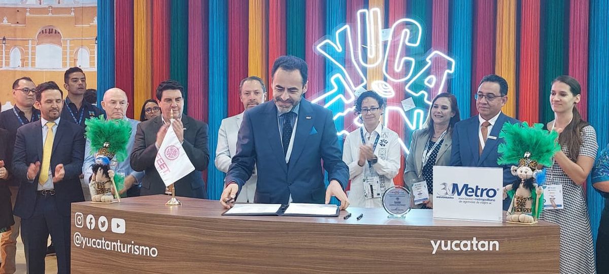 Durante su participación en Tianguis Turístico, la Asociación Metropolitana de Agencias de Viajes (Metro) firmó convenios con Tlaxcala y Yucatán e inició acuerdos con el Sustainable & Social Tourism Summit.