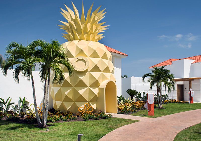 El hogar de Bob Esponja puede ser tuyo: una de las habitaciones del hotel.