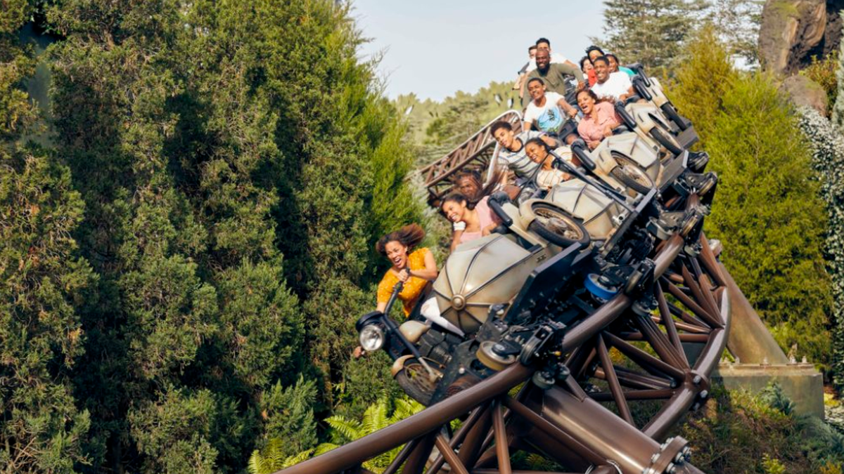 Hagrid's Magical Creatures Motorbike Adventure se encuentra en Universal Orlando Resort