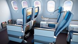 La nueva cabina de KLM se incorporará gradualmente y por los momentos tendrá cuatro frecuencia semanales.