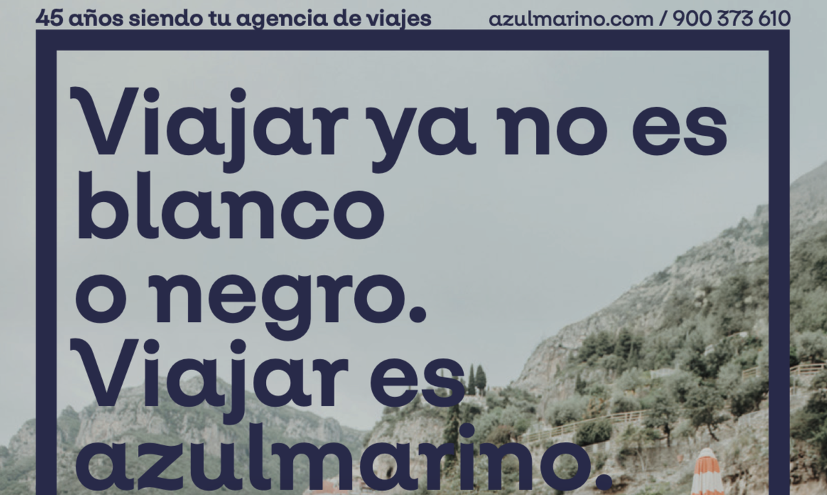 Cartel del roadshow de Azulmarino por España en 2025.