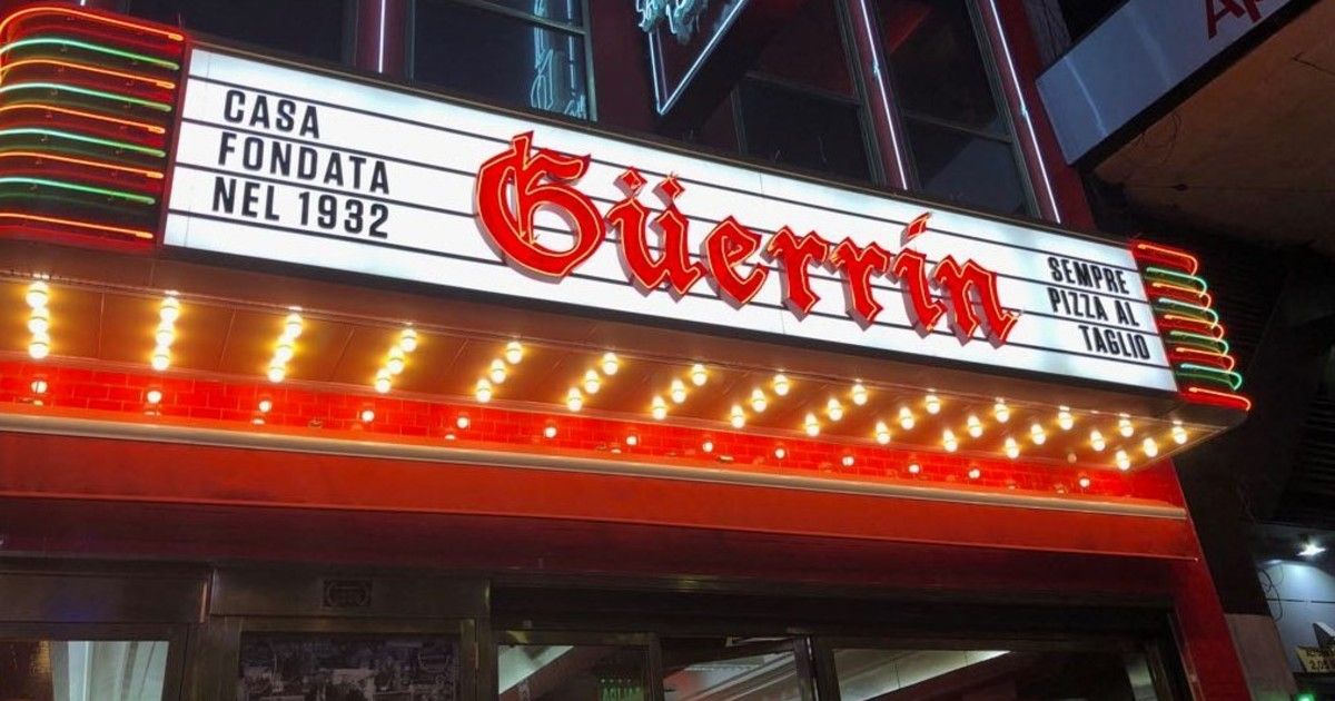 Güerrín, la emblemática pizzería porteña, unidad de negocio de Grupo DGSA Desarrolladora Gastronómica.