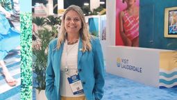 Caitlan Etchevers, directora para Latinoamérica de Visit Lauderdale, en el marco de IPW 2026.