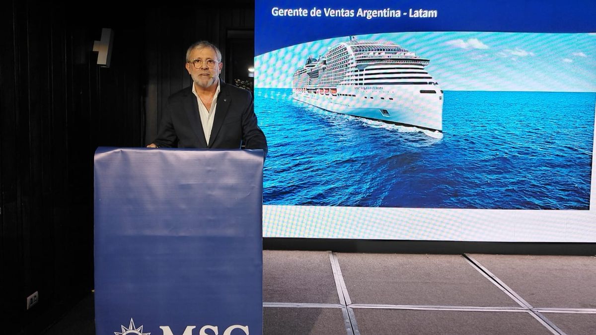 Pablo Laudonia, gerente de Ventas de Argentina-Latam de MSC Cruceros.