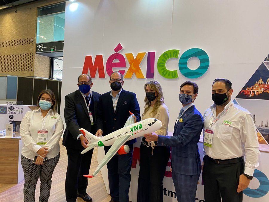 Viva Aerobus presentó su nueva ruta en Anato.