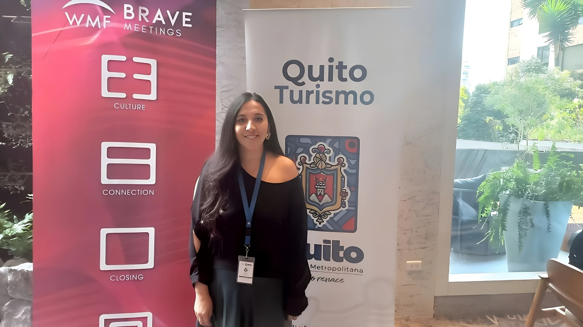 Belén Pacheco, directora encargada del departamento MICE de Quito Turismo.